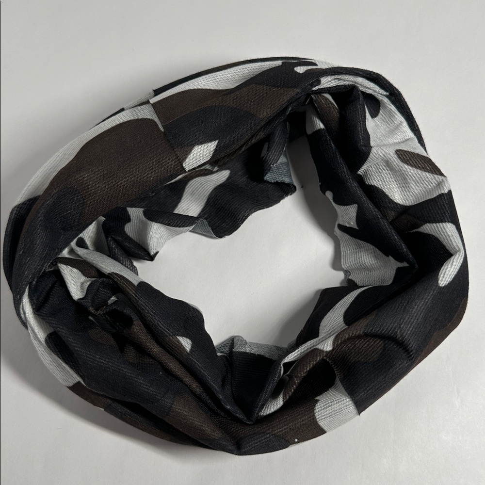 Wide Brown Camo Headband - #2067
